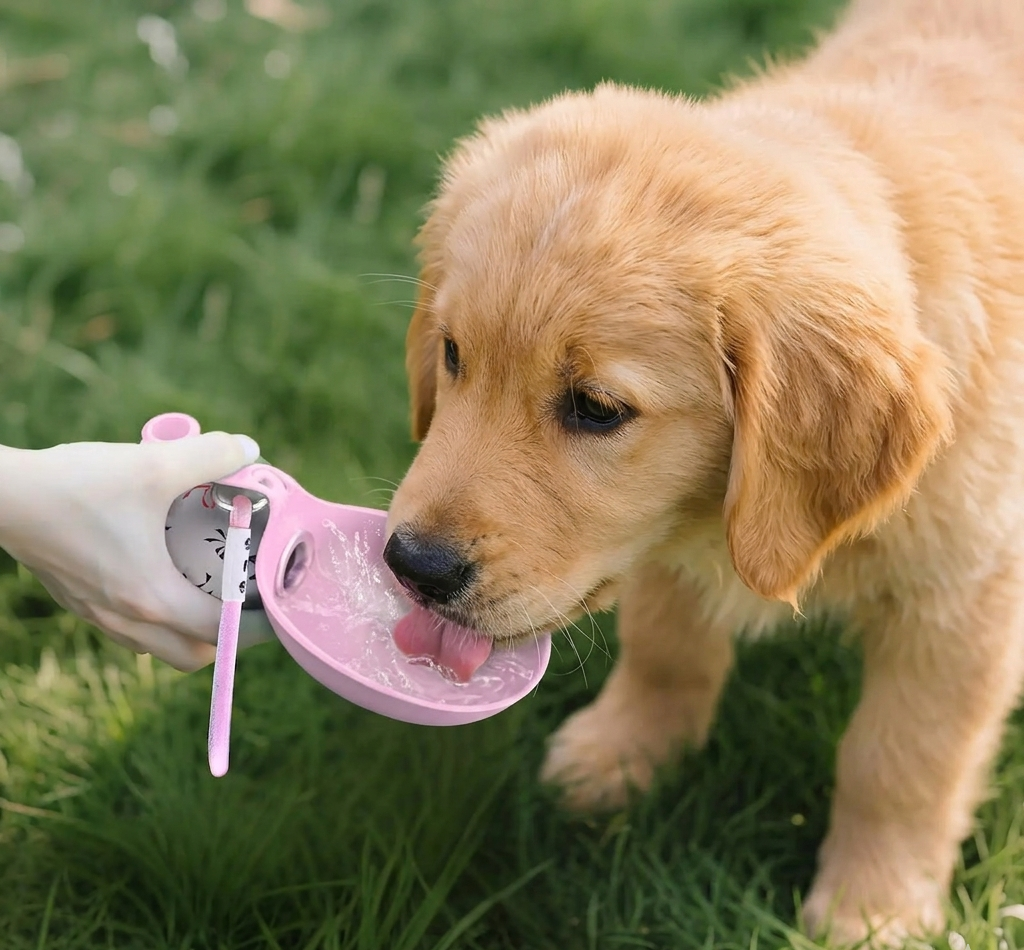 Gourde De Voyage Pour Chien | Drink & Go Dog™